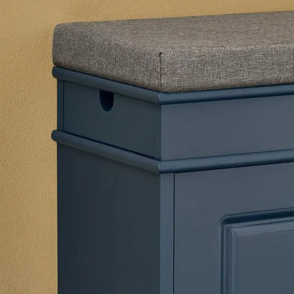 SoBuy FSR82-LW, banc de rangement pour chaussures d'entrée avec tiroir rabattable