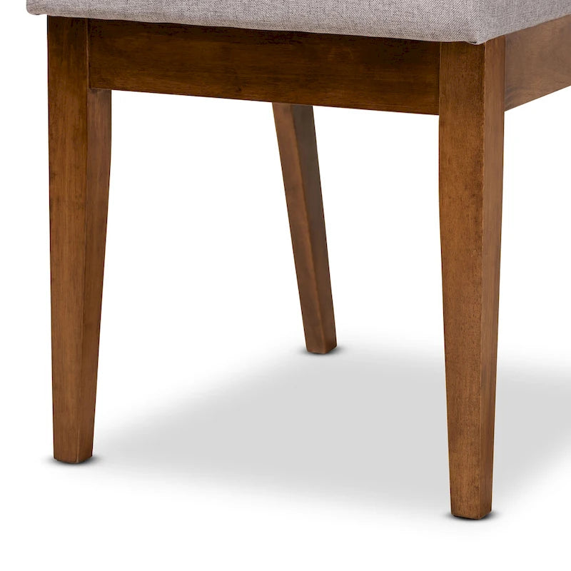 Ensemble de chaises de salle à manger Octavia modernes et contemporaines en bois rembourré (2 pièces)