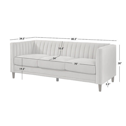 Canapé Lifestorey Paxton Channel Back Tuxedo