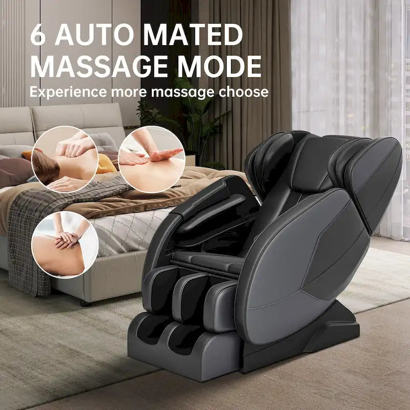 Fauteuil de massage chauffant Ukuowu Favor-MM350 avec mode zéro gravité et lecteur de musique Bluetooth