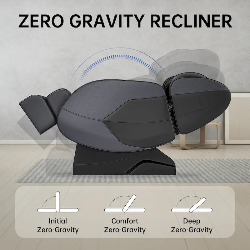 Fauteuil de massage chauffant Ukuowu Favor-MM350 avec mode zéro gravité et lecteur de musique Bluetooth
