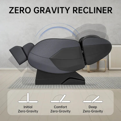 Fauteuil de massage chauffant Ukuowu Favor-MM350 avec mode zéro gravité et lecteur de musique Bluetooth