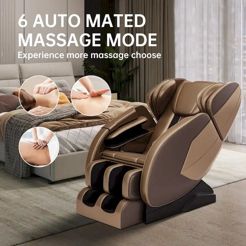 Fauteuil de massage chauffant Ukuowu Favor-MM350 avec mode zéro gravité et lecteur de musique Bluetooth
