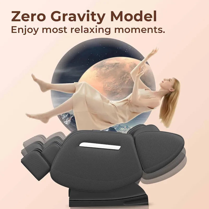 Fauteuil de massage chauffant Ukuowu Favor-MM350 avec mode zéro gravité et lecteur de musique Bluetooth