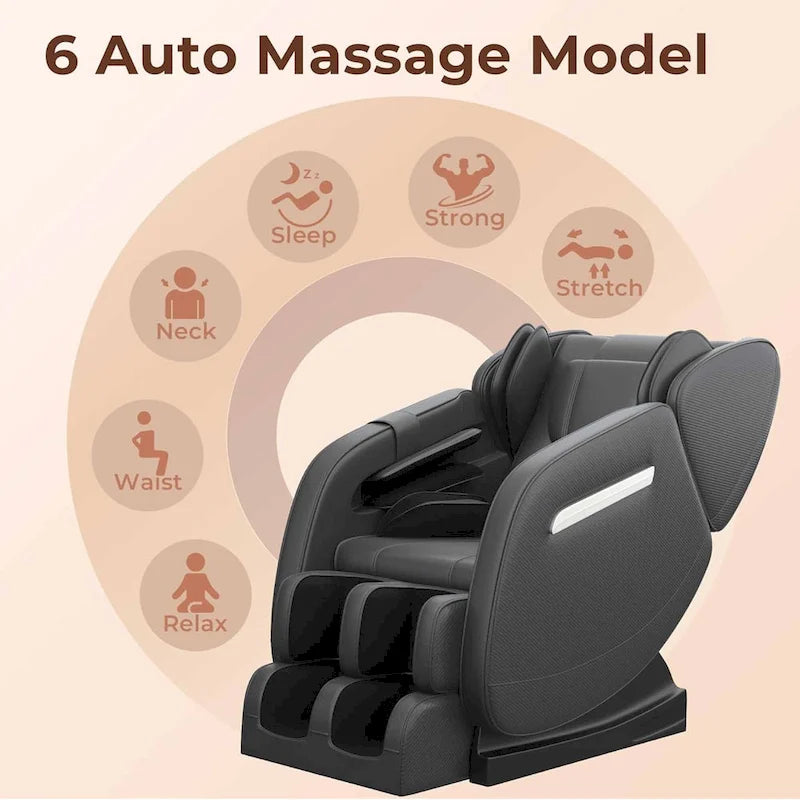 Fauteuil de massage chauffant Ukuowu Favor-MM350 avec mode zéro gravité et lecteur de musique Bluetooth