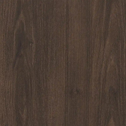 Table basse ronde Sevilla de 81 cm de large avec plateau en MDF et étagère en verre - 81 cm de large