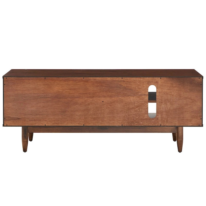 Meuble TV Kieran en bois style Mid-Century à 2 tiroirs par iNSPIRE Q Modern - 150 cm