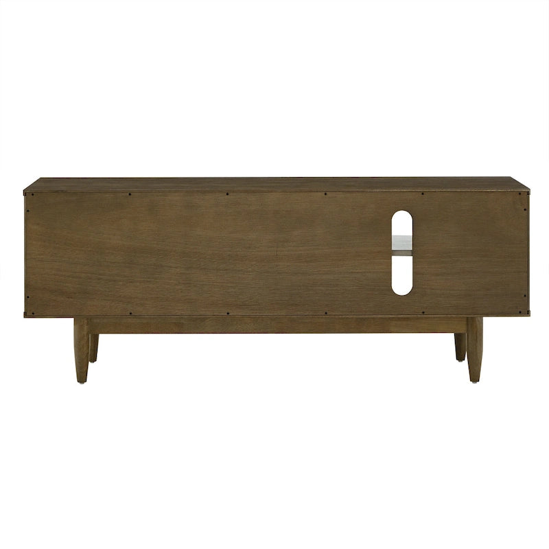 Meuble TV Kieran en bois style Mid-Century à 2 tiroirs par iNSPIRE Q Modern - 150 cm