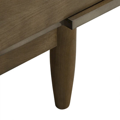 Meuble TV Kieran en bois style Mid-Century à 2 tiroirs par iNSPIRE Q Modern - 150 cm