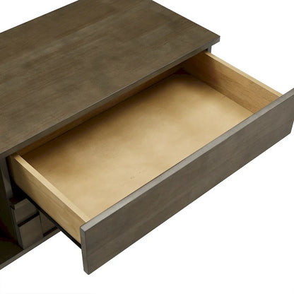 Meuble TV Kieran en bois style Mid-Century à 2 tiroirs par iNSPIRE Q Modern - 150 cm