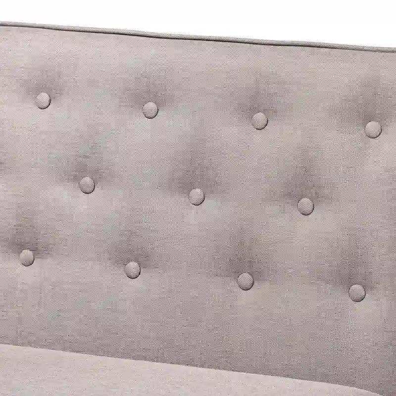 Ensemble banquette de coin repas 2 pièces Riordan style moderne du milieu du siècle