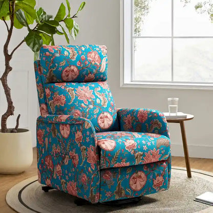 Fauteuil inclinable électrique Elisa avec télécommande et base en métal