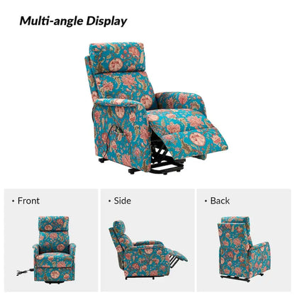 Fauteuil inclinable électrique Elisa avec télécommande et base en métal