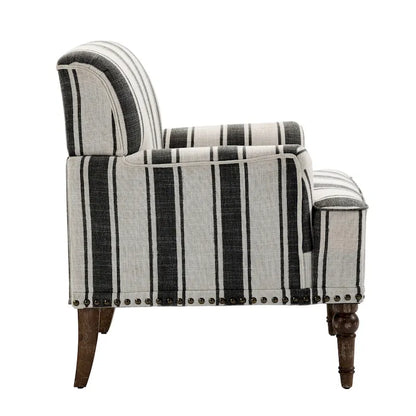 Fauteuils modernes à rayures et motifs