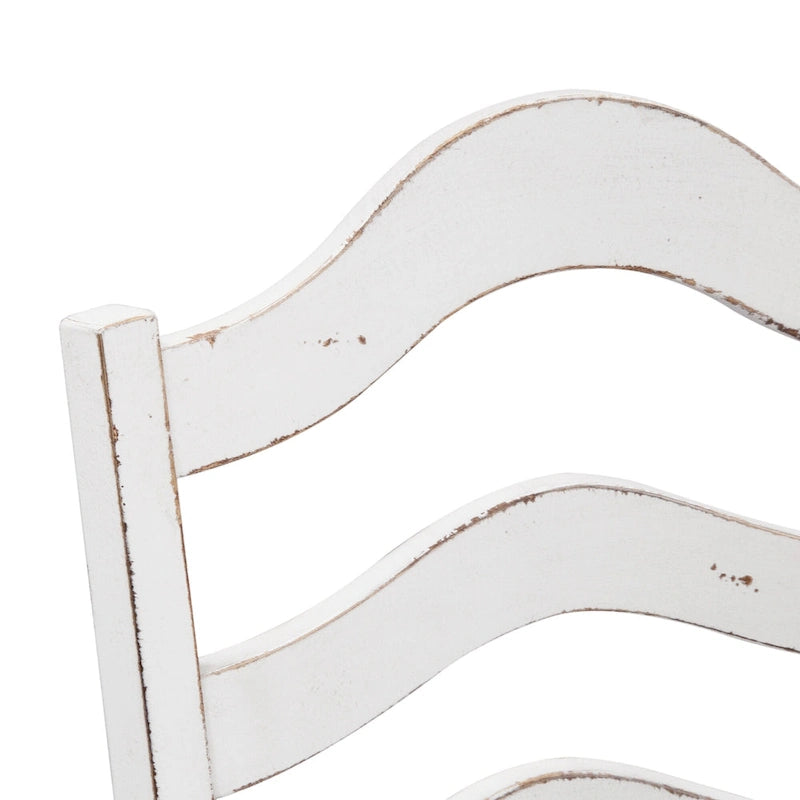 Ensemble de 5 feuilles tombantes Magnolia Manor Antique White Weathered Bark