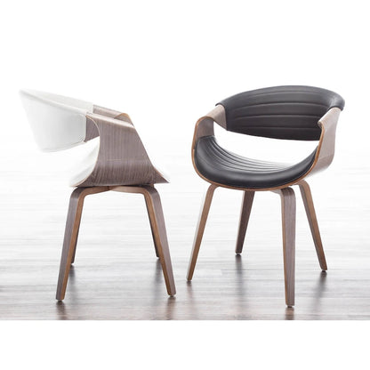 Chaise de salle à manger Carson Carrington Kanteborg en similicuir et bois