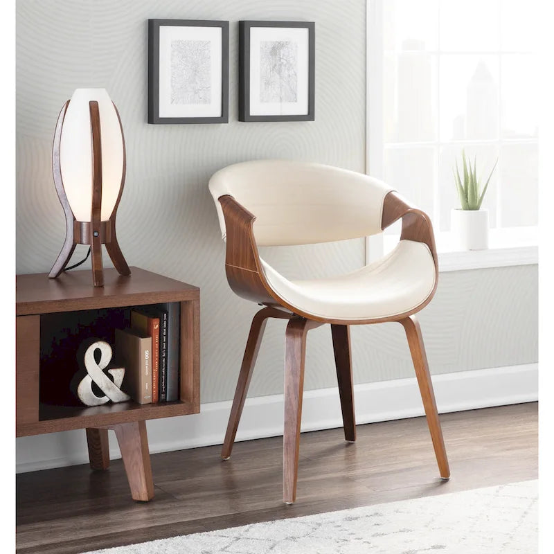 Chaise de salle à manger Carson Carrington Kanteborg en similicuir et bois