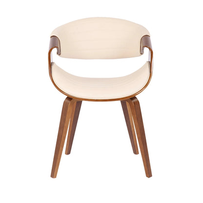 Chaise de salle à manger Carson Carrington Kanteborg en similicuir et bois