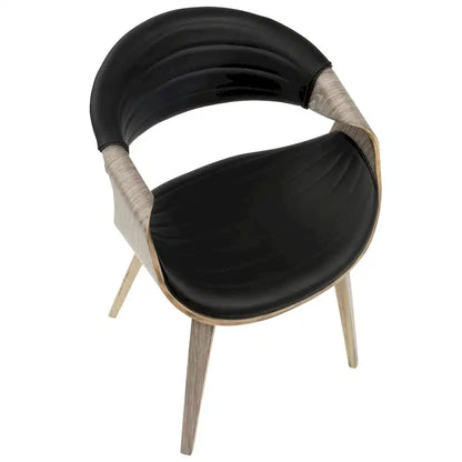 Chaise de salle à manger Carson Carrington Kanteborg en similicuir et bois