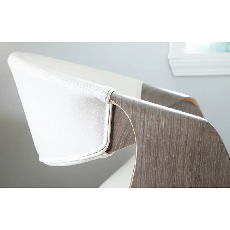 Chaise de salle à manger Carson Carrington Kanteborg en similicuir et bois