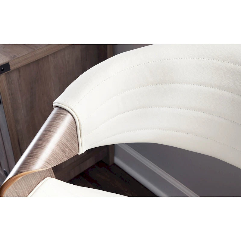 Chaise de salle à manger Carson Carrington Kanteborg en similicuir et bois