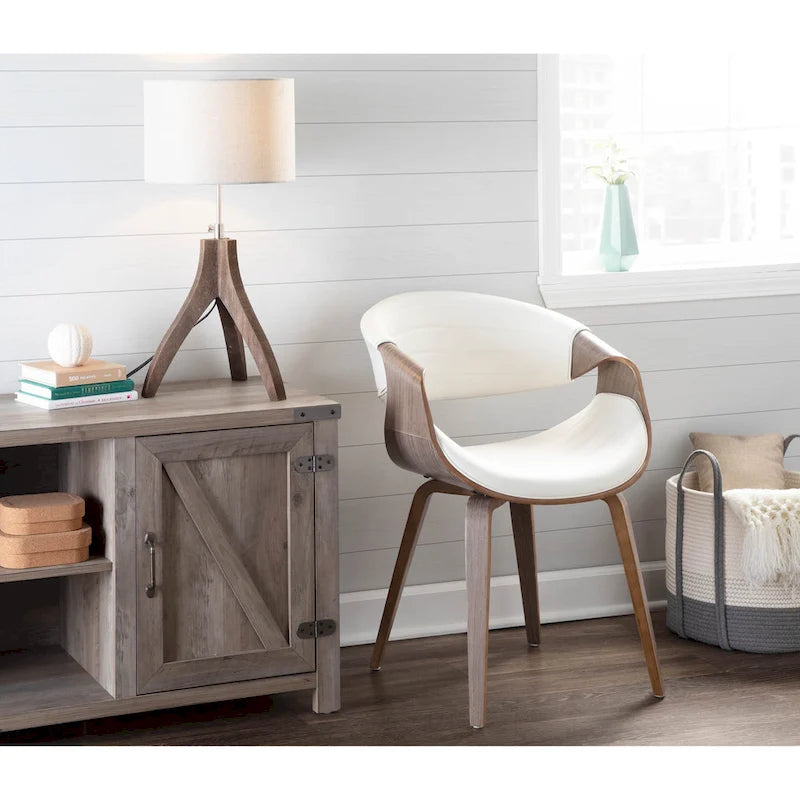 Chaise de salle à manger Carson Carrington Kanteborg en similicuir et bois