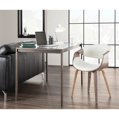 Chaise de salle à manger Carson Carrington Kanteborg en similicuir et bois