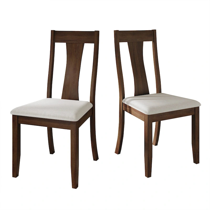 Chaises de salle à manger en bois style vintage CraftPorch (lot de 2) - Non disponible