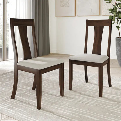 Chaises de salle à manger en bois style vintage CraftPorch (lot de 2) - Non disponible