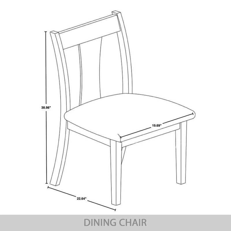 Chaises de salle à manger en bois style vintage CraftPorch (lot de 2) - Non disponible