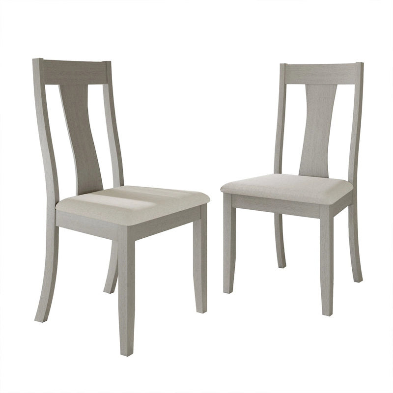 Chaises de salle à manger en bois style vintage CraftPorch (lot de 2) - Non disponible