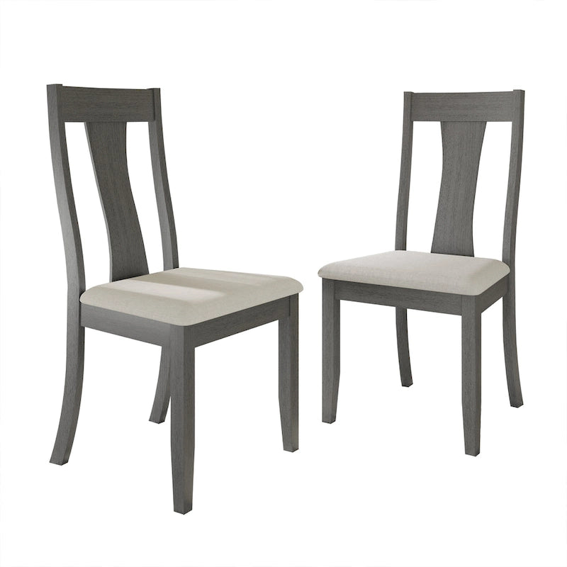 Chaises de salle à manger en bois style vintage CraftPorch (lot de 2) - Non disponible