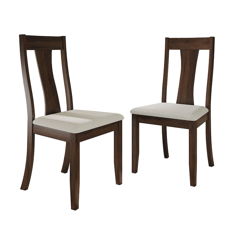 Chaises de salle à manger en bois style vintage CraftPorch (lot de 2) - Non disponible