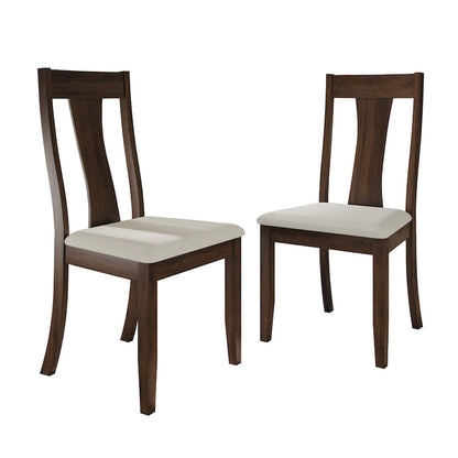 Chaises de salle à manger en bois style vintage CraftPorch (lot de 2) - Non disponible