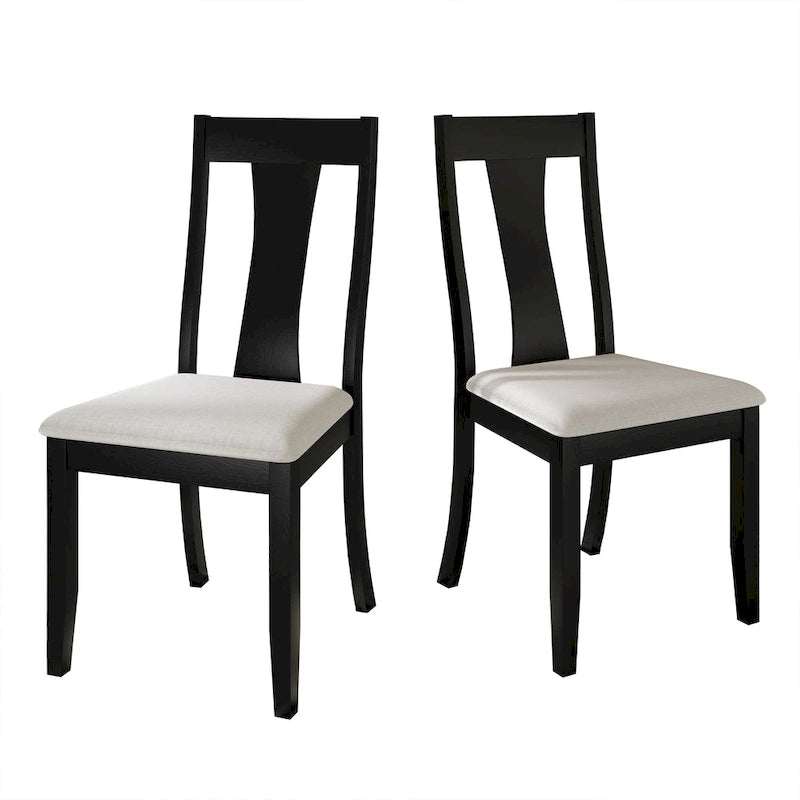 Chaises de salle à manger en bois style vintage CraftPorch (lot de 2) - Non disponible