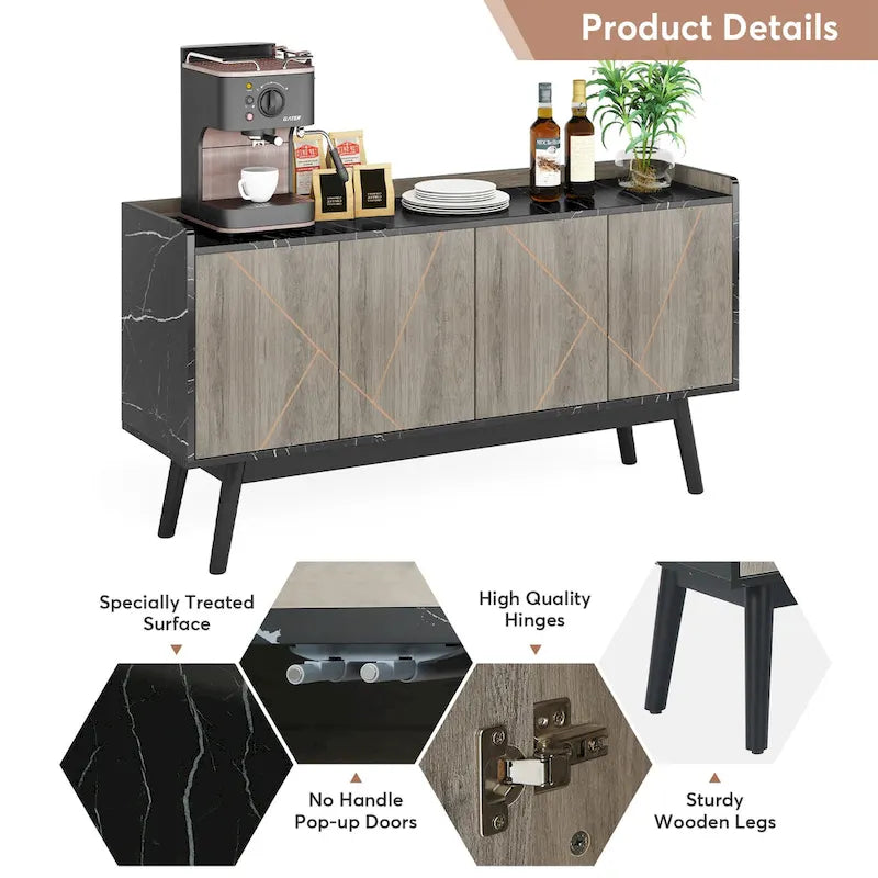 Buffet de cuisine avec rangement