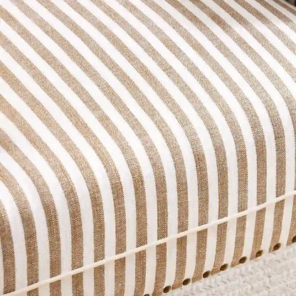 Ensemble de 2 fauteuils d'appoint à accoudoirs roulés, bleu/gris/marron