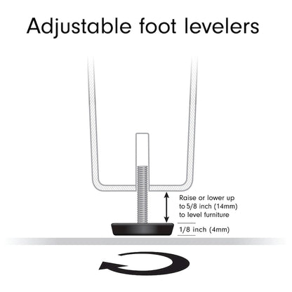 Meuble d'appoint rectangulaire Brighton de 28 pouces de large - 28 pouces de large