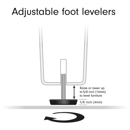 Meuble d'appoint rectangulaire Brighton de 28 pouces de large - 28 pouces de large