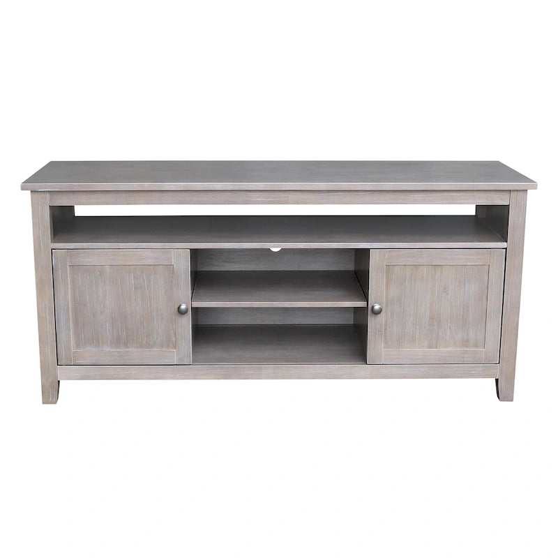 Meuble TV/multimédia à 2 portes - 57