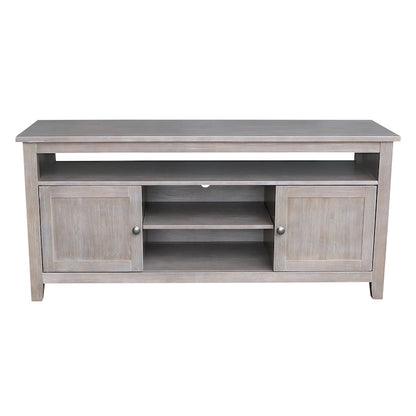 Meuble TV/multimédia à 2 portes - 57