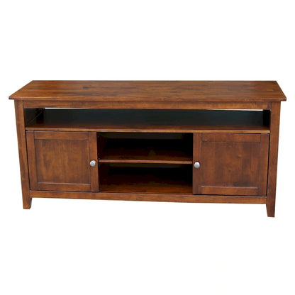 Meuble TV/multimédia à 2 portes - 57