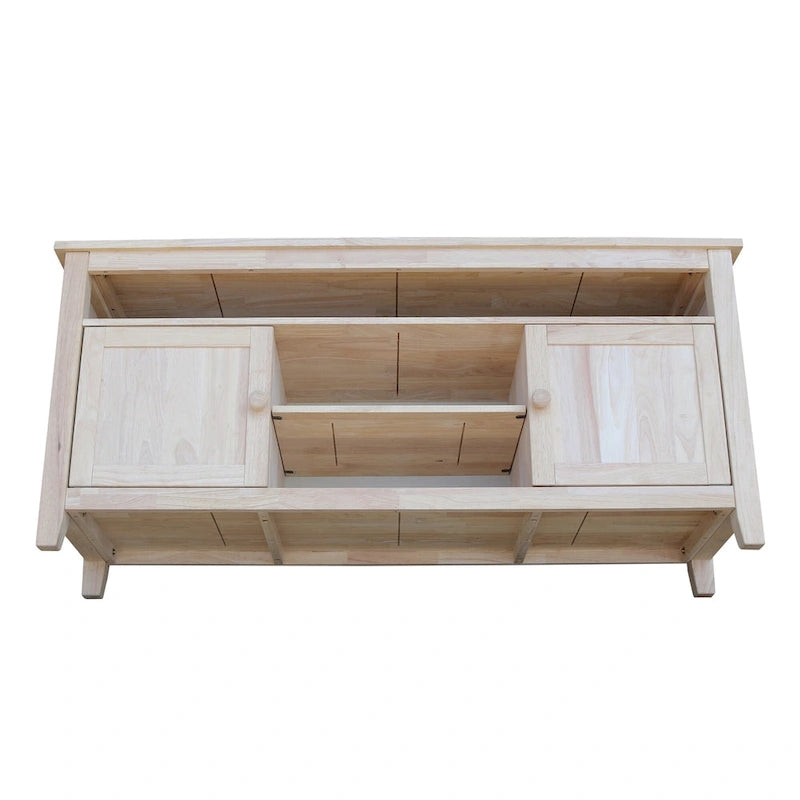 Meuble TV/multimédia à 2 portes - 57