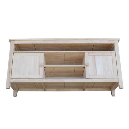 Meuble TV/multimédia à 2 portes - 57