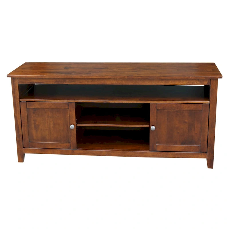 Meuble TV/multimédia à 2 portes - 57