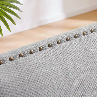 Ensemble de 2 fauteuils d'appoint Huimo modernes à clous décoratifs