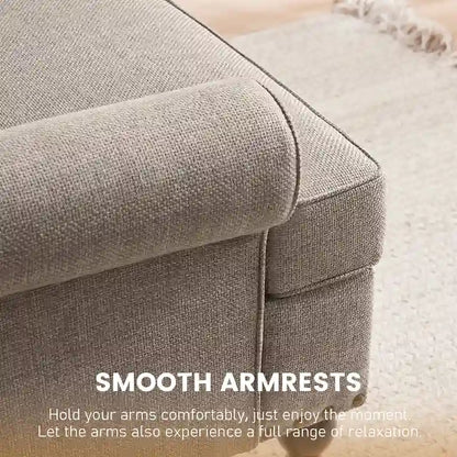 Ensemble de 2 fauteuils d'appoint Huimo modernes à clous décoratifs