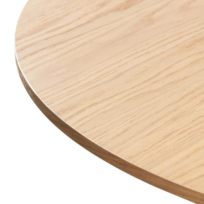 Table de salle à manger ronde en bois massif pour 4 à 6 personnes