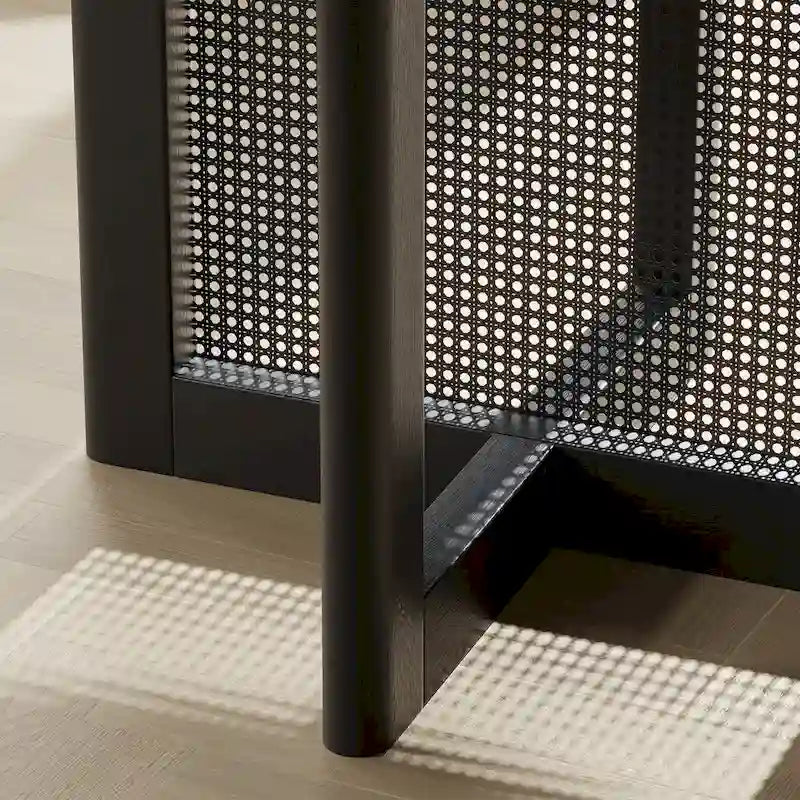 Table de salle à manger ronde en bois massif pour 4 à 6 personnes