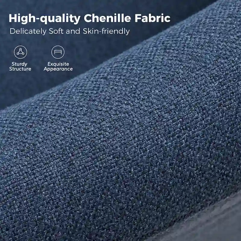 Fauteuil pivotant moderne Erkenbald à 360 degrés avec housse amovible (lot de 2) par HULALA HOME